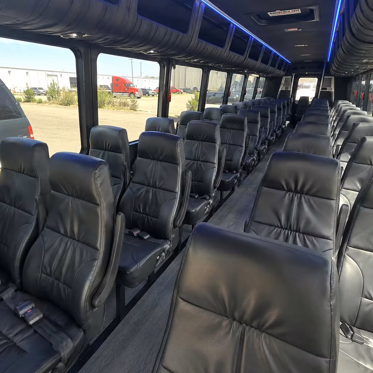 25 passenger minibus inside