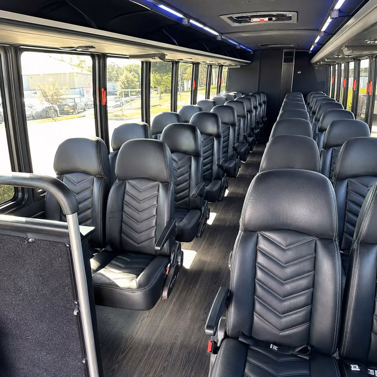 28 passenger minibus inside