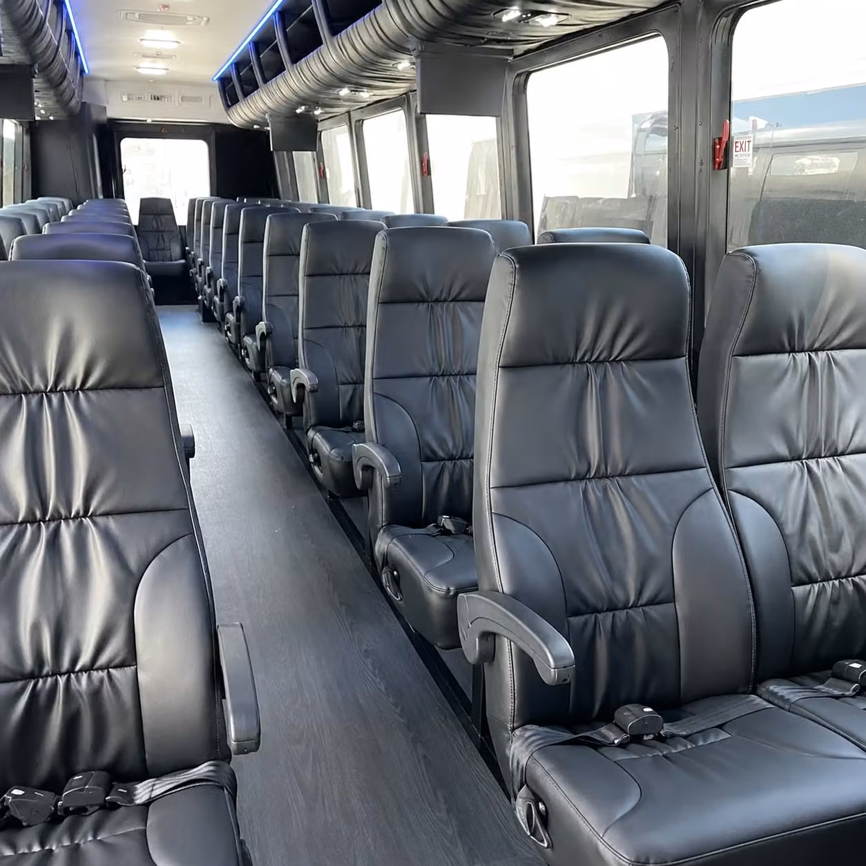 30 passenger minibus inside