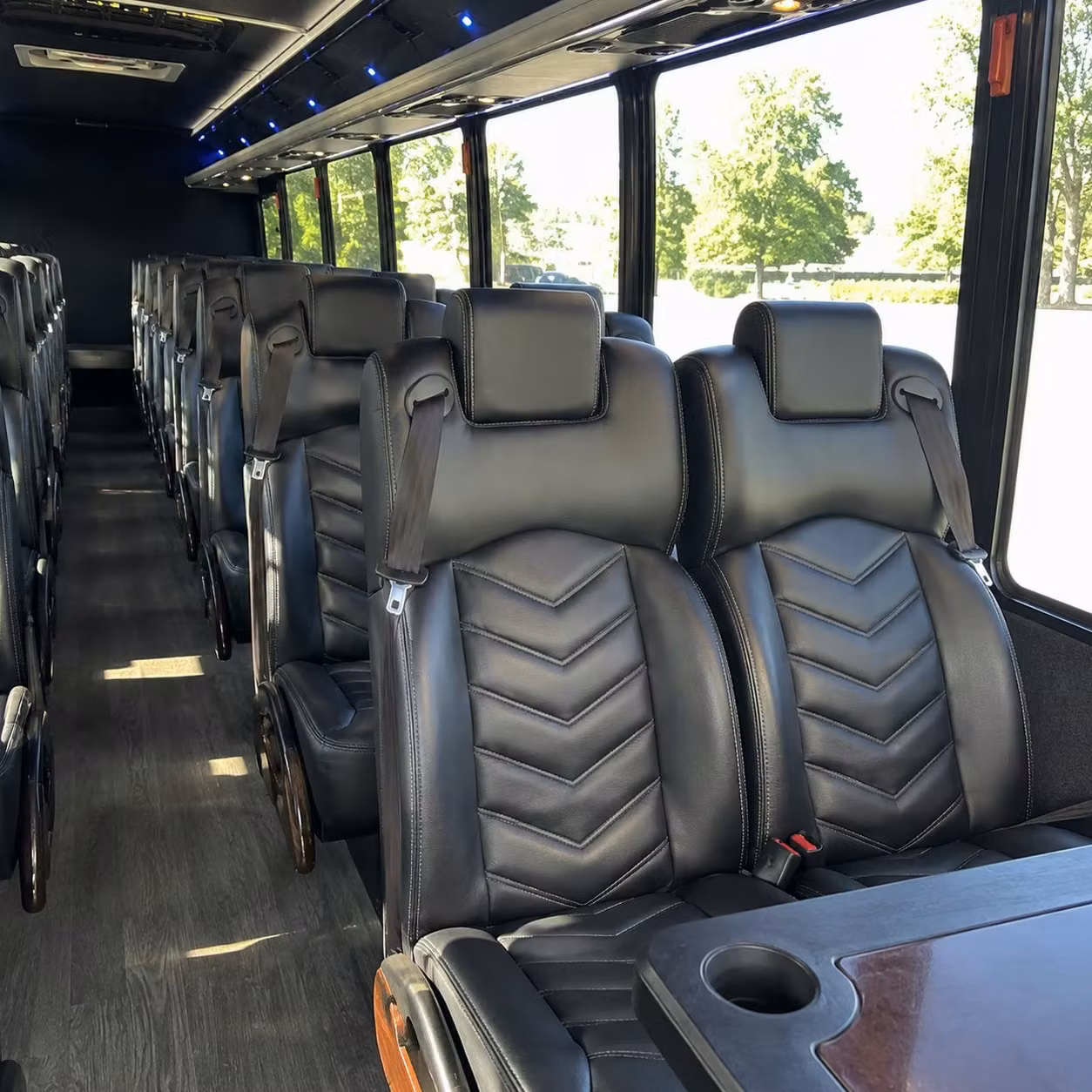 30 passenger minibus interior