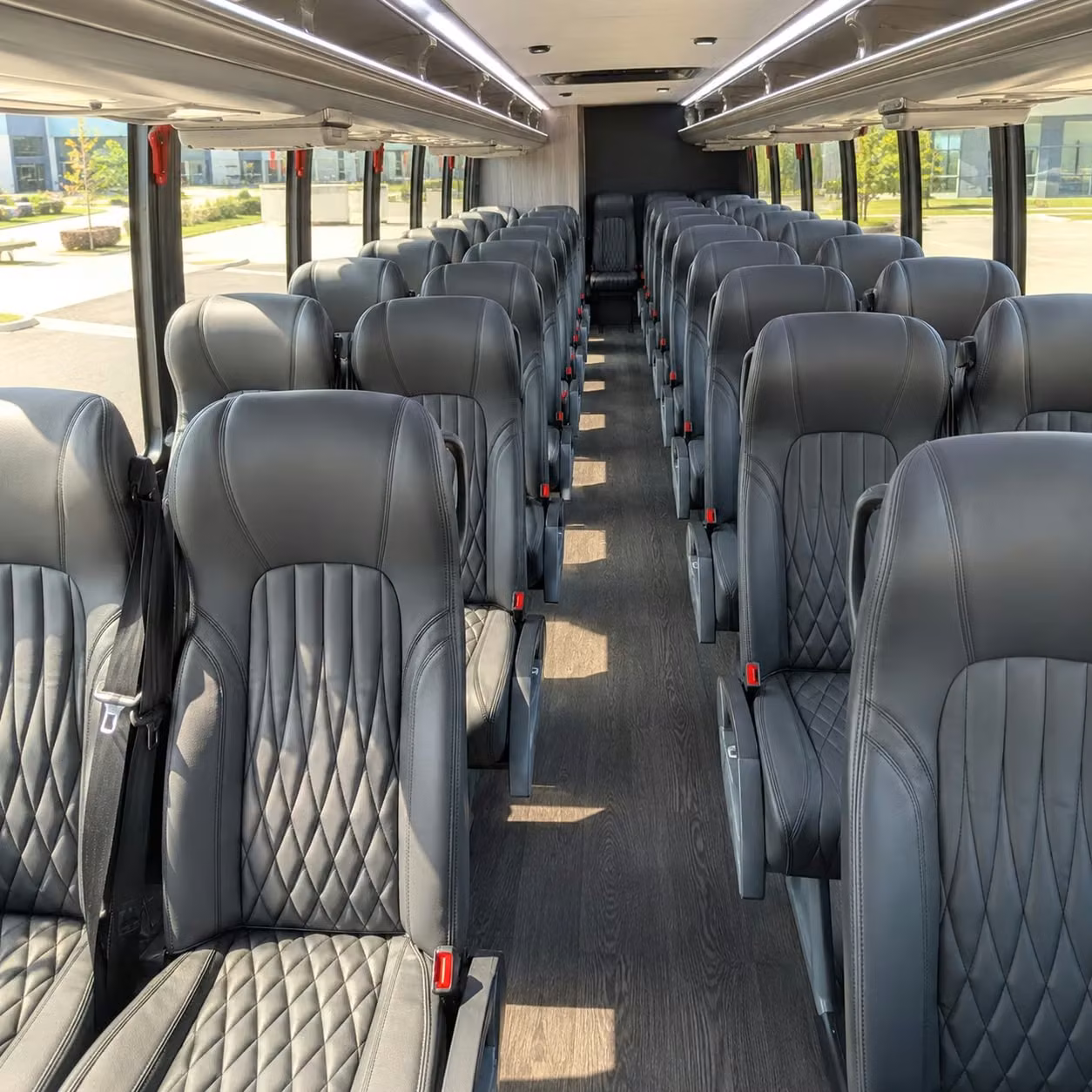 35 passenger minibus interior