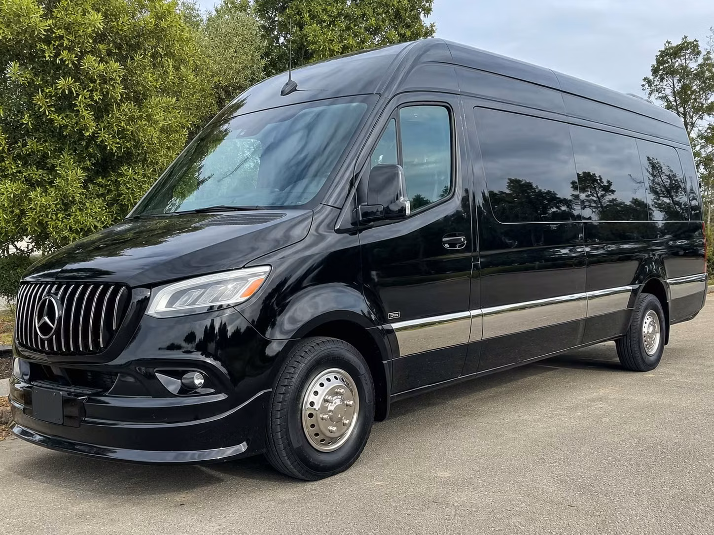 sprinter van with driver